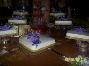 Tortas para Matrimonio en Fondant