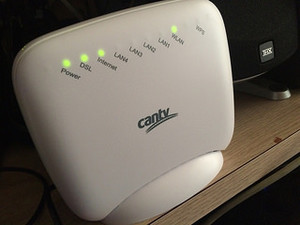 Módem Wi-Fi. Marca ZTE